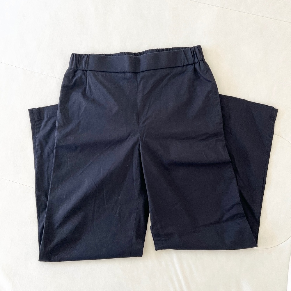 COS Navy Tailored Pants Elastic Back Waist EU 34 US 4